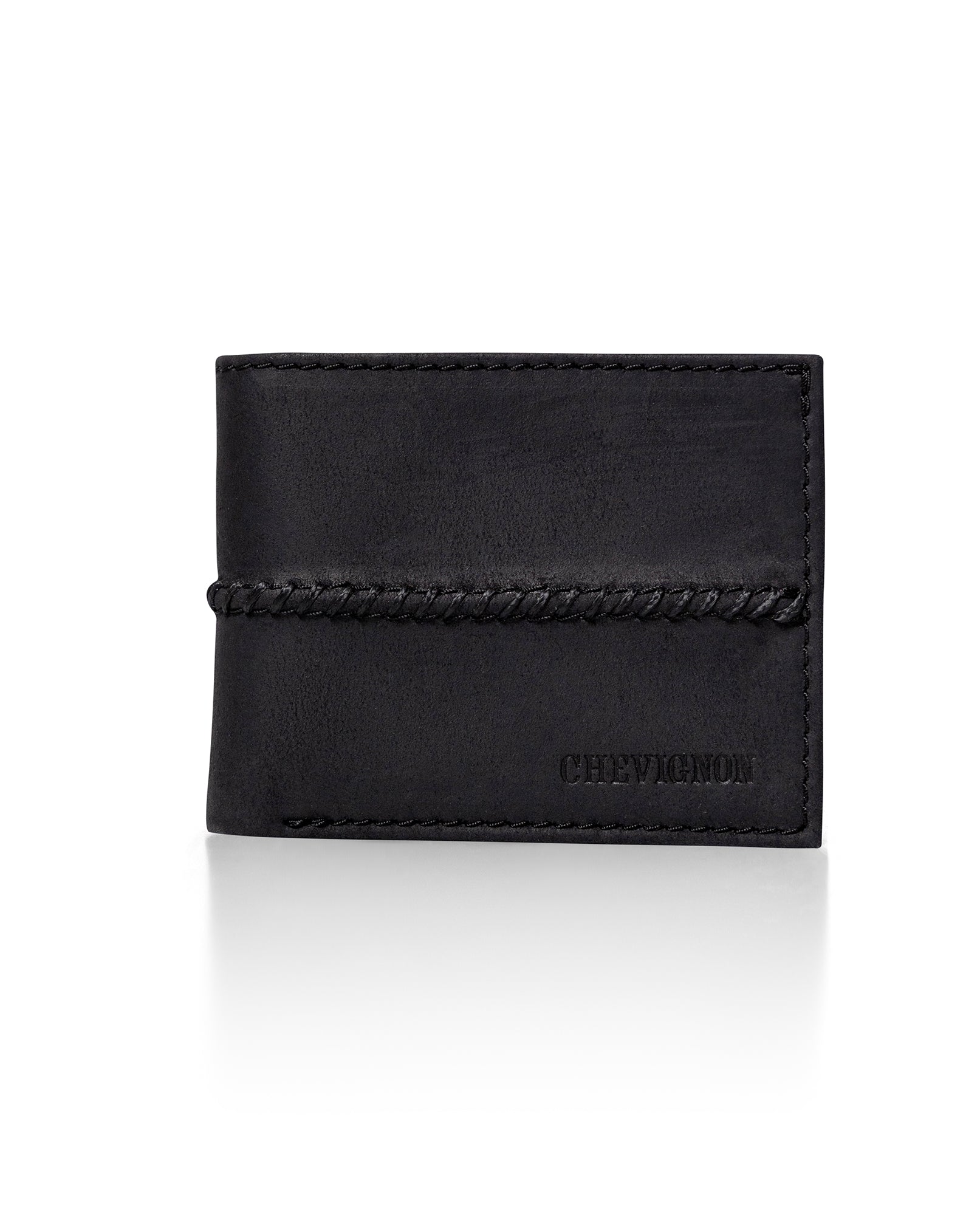 Men's Artisanal Hand-Stitched Cowhide Leather Wallet 029G003 - 1