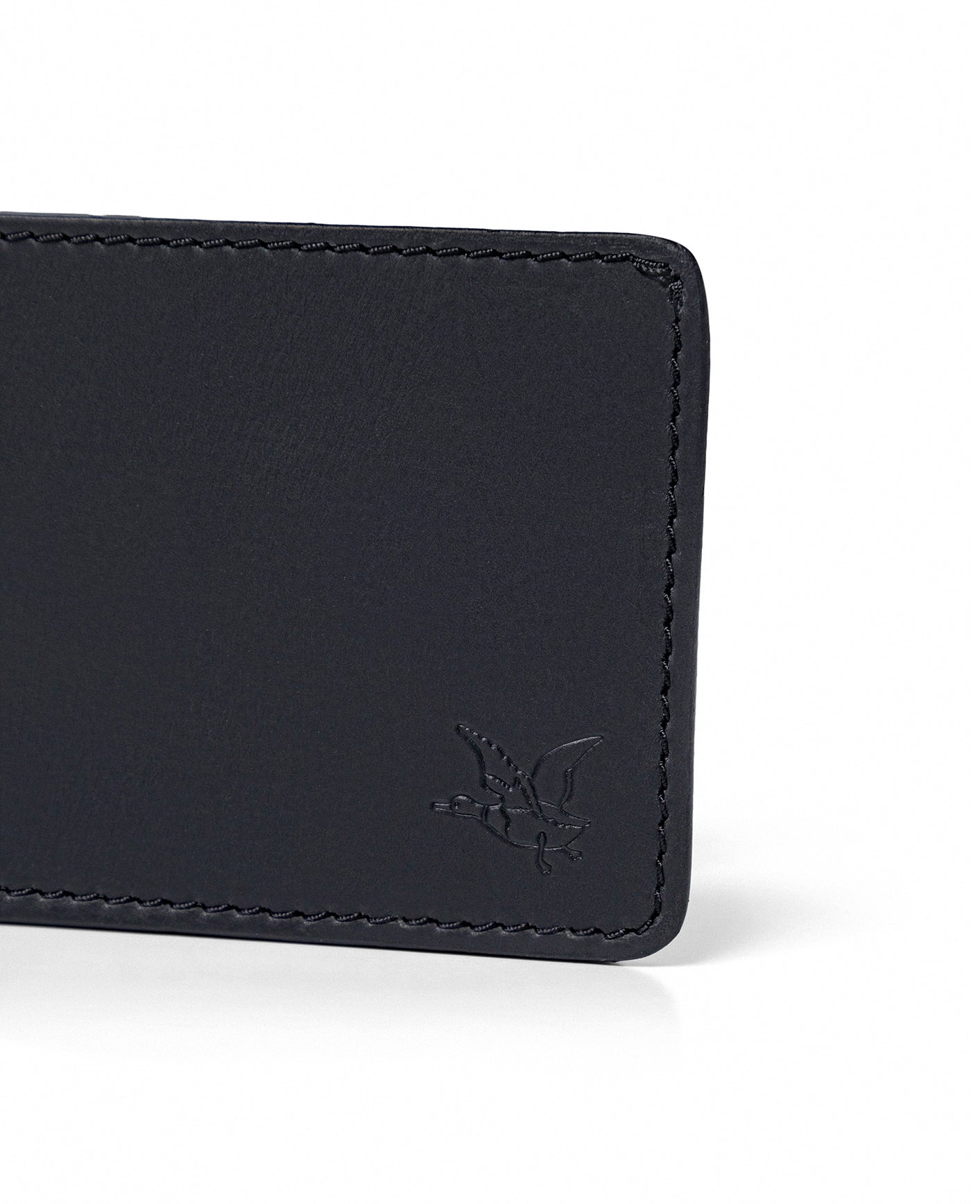 Semi-greased Leather Wallet 100% Cowhide - Black 029G004 - 2