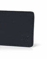 Semi-greased Leather Wallet 100% Cowhide - Black 029G004 - 2