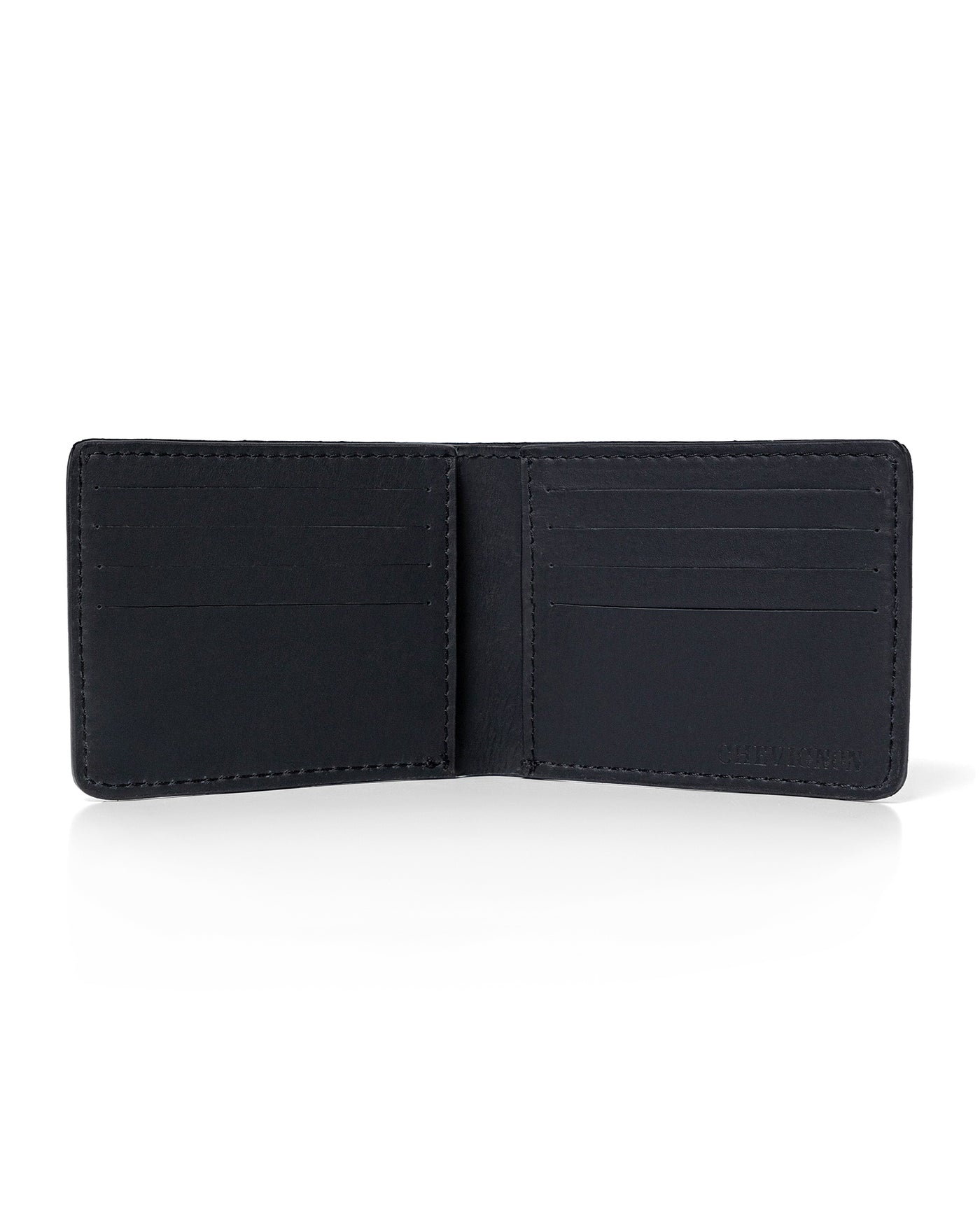 Semi-greased Leather Wallet 100% Cowhide - Black 029G004 - 4