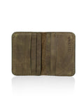 Men's Six-Pocket Semi-Greasy Cowhide Leather Card Holder 029G005 - 5
