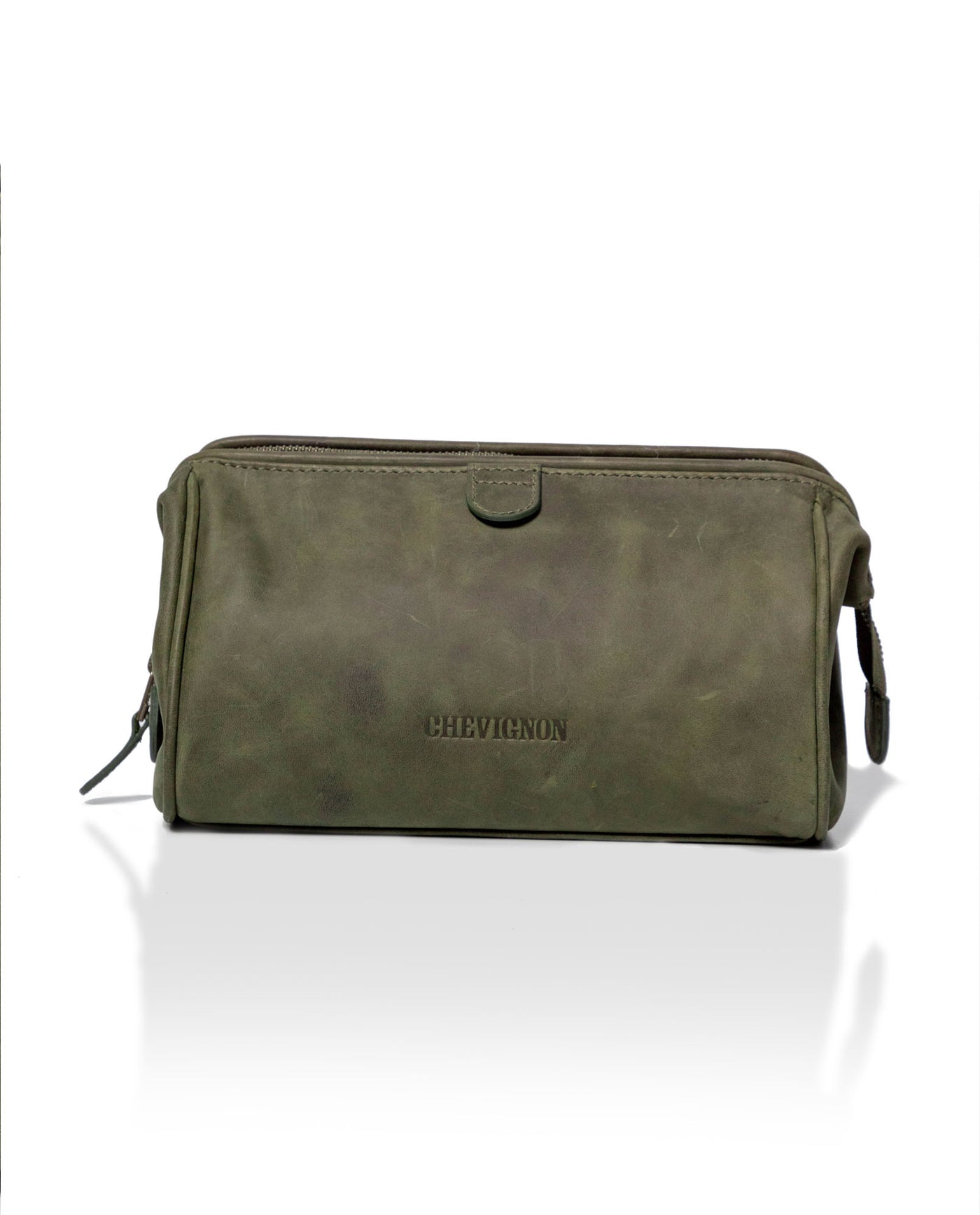 Leather Traveler Organizer Doctor's Briefcase - Green 029G006 - 1