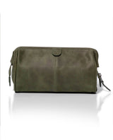 Leather Traveler Organizer Doctor's Briefcase - Green 029G006 - 3