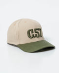 Unisex Cap Casual Design in Cotton - Green 031G007 - 1