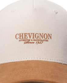 Unisex Cap 5 Panel Cotton Structured Front High Density Print Tone on Tone Embroidered Eyelets - Brown 63_031H000_CAF141213_3