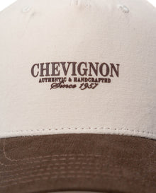 Unisex Cap 5 Panel Cotton Structured Front High Density Print Tone on Tone Embroidered Eyelets - Brown 63_031H000_CAF181033_3