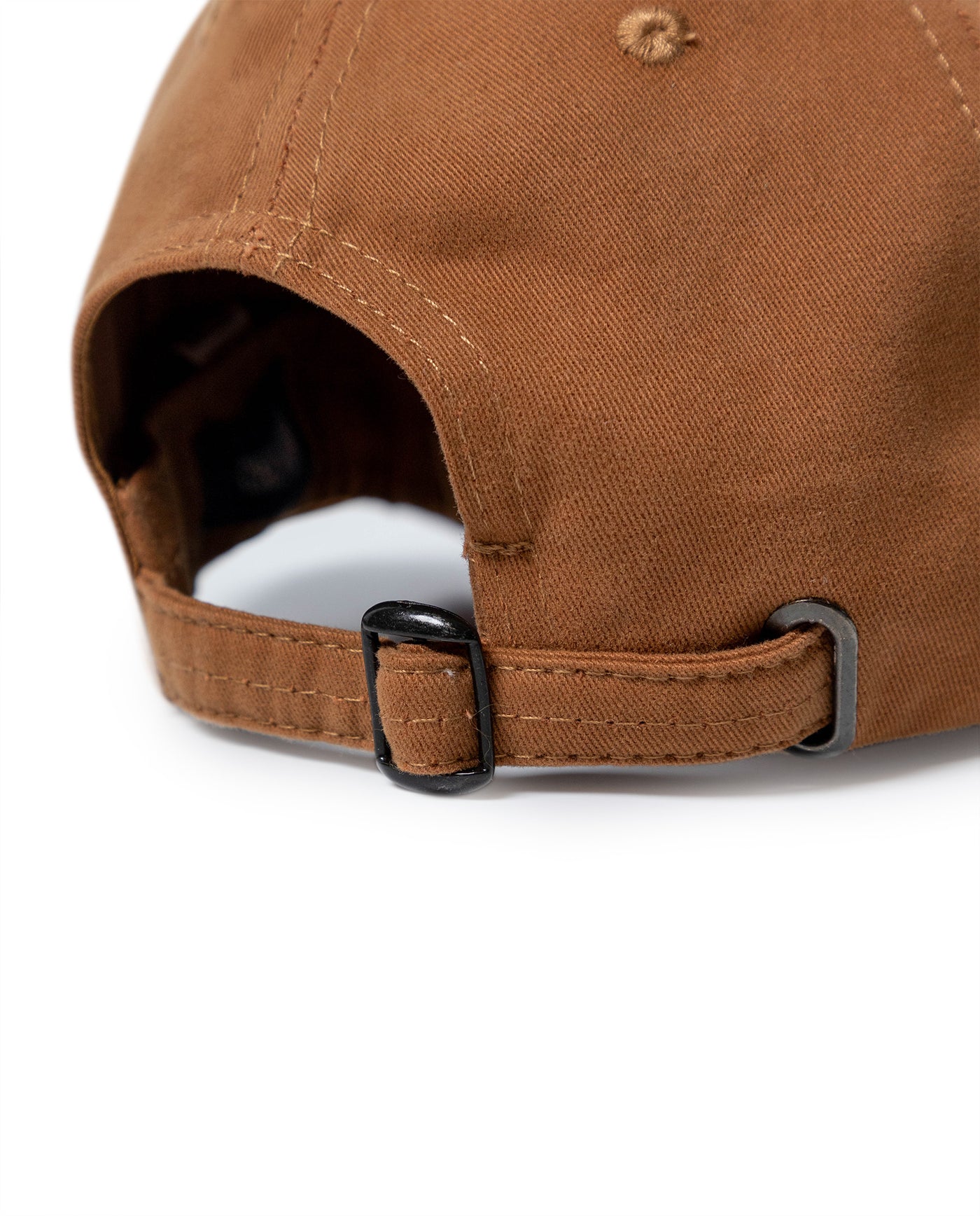 Unisex Cap 5 Panel Cotton Drill Structured Front Direct Color Embroidered Duck Tone Eyelets - Brown 63_031H001_CAF181336_4