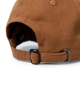 Unisex Cap 5 Panel Cotton Drill Structured Front Direct Color Embroidered Duck Tone Eyelets - Brown 63_031H001_CAF181336_4