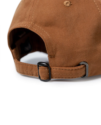 Unisex Cap 5 Panel Cotton Drill Structured Front Direct Color Embroidered Duck Tone Eyelets - Brown 63_031H001_CAF181336_4