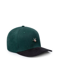 Unisex Cap 5 Panel Cotton Drill Structured Front Direct Color Embroidered Duck Tone Eyelets - Green 63_031H001_VER190414_0