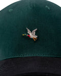 Unisex Cap 5 Panel Cotton Drill Structured Front Direct Color Embroidered Duck Tone Eyelets - Green 63_031H001_VER190414_3