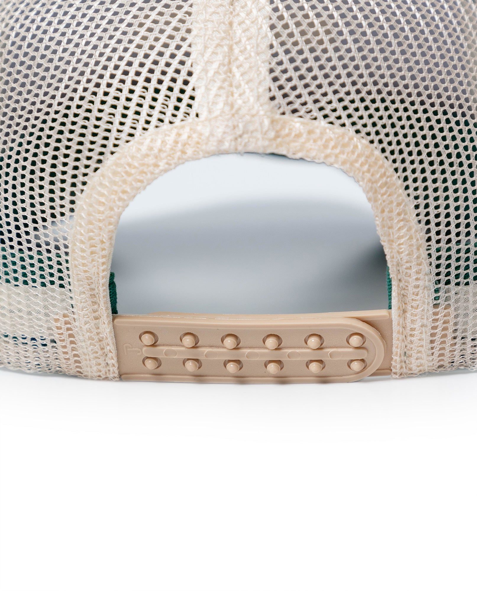 Unisex Cap Trucker 5 Panel Cotton Polyester Drill Raw Embroidered Graphic Cord Detail Plastic Strap - Green 63_031H002_VER125404_4