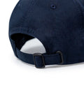 Unisex Cap 6 Panel Cotton Drill Structured Front Raw Contrast Piping Bilateral Embroidery Tone Eyelets - Blue 63_031H003_AZU174111_5
