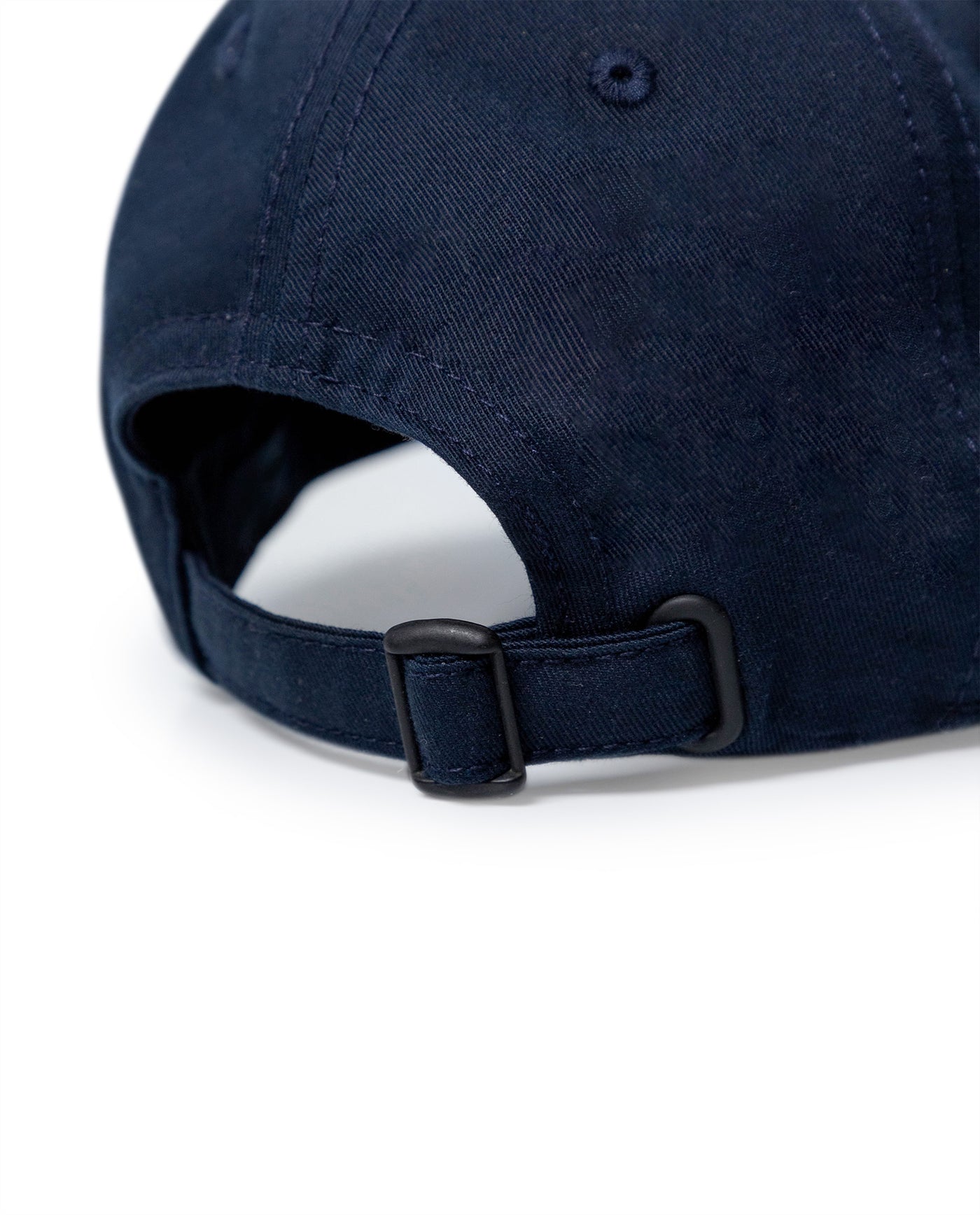 Unisex Cap 6 Panel Cotton Drill Structured Front Raw Contrast Piping Bilateral Embroidery Tone Eyelets - Blue 63_031H003_AZU174111_5