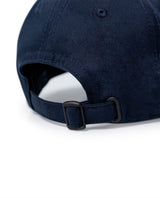 Unisex Cap 6 Panel Cotton Drill Structured Front Raw Contrast Piping Bilateral Embroidery Tone Eyelets - Blue 63_031H003_AZU174111_5