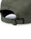 Unisex Cap 6 Panel Cotton Drill Structured Front Raw Contrast Piping Bilateral Embroidery Tone Eyelets - Khaki 63_031H003_CAQ150309_5