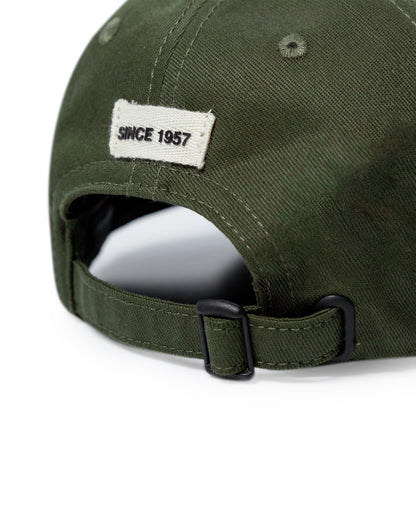 Unisex Cap 6 Panel Cotton Drill Structured Front Bilateral Embroidery-Print Graphics Contrast Visor Sandwich - Khaki 63_031H004_CAQ150309_4