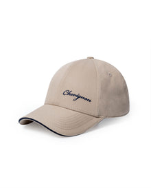 Unisex Cap 6 Panel Cotton Drill Structured Front Bilateral Embroidery-Print Graphics Contrast Visor Sandwich - Raw 63_031H004_CRU114303_0