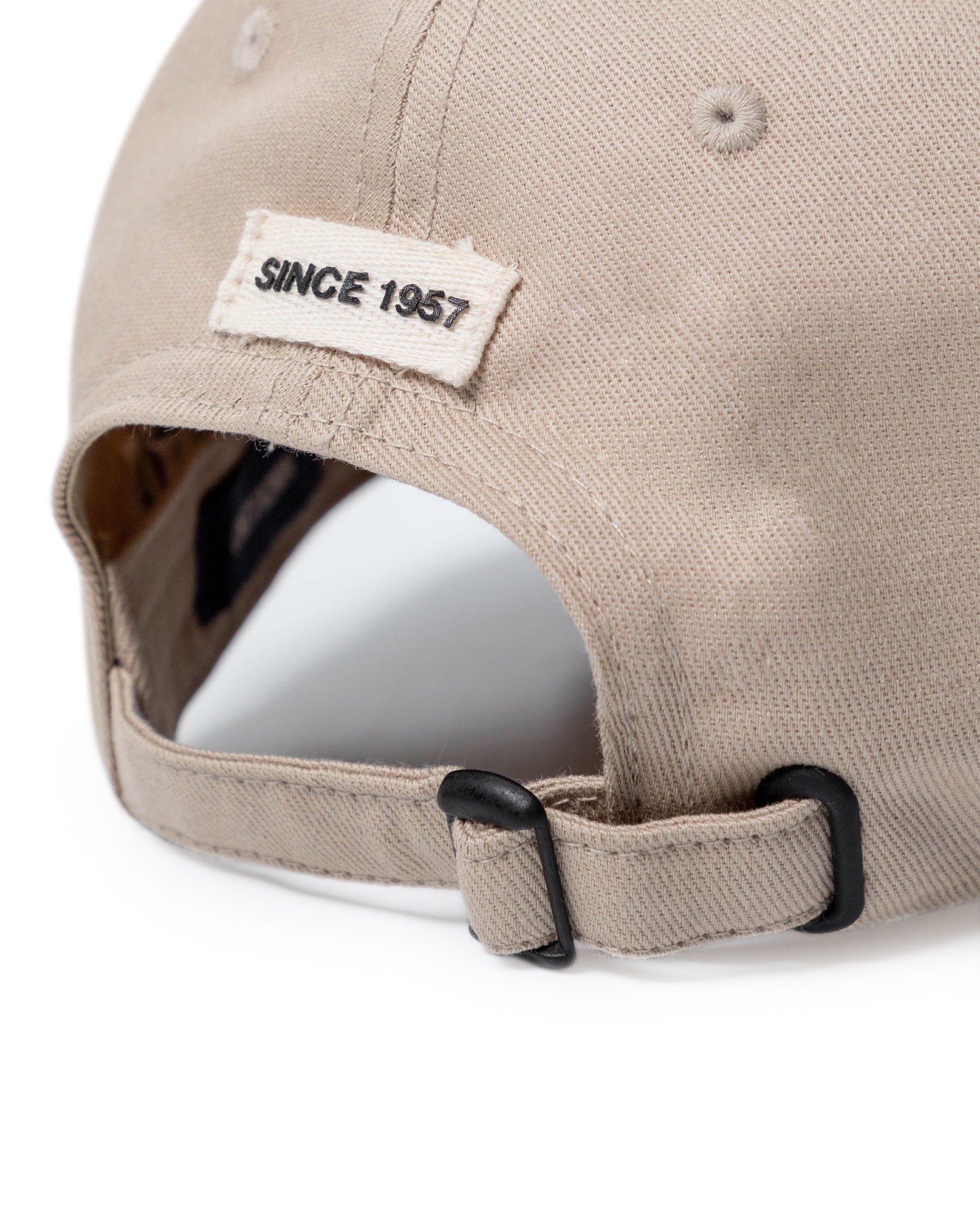 Unisex Cap 6 Panel Cotton Drill Structured Front Bilateral Embroidery-Print Graphics Contrast Visor Sandwich - Raw 63_031H004_CRU114303_4