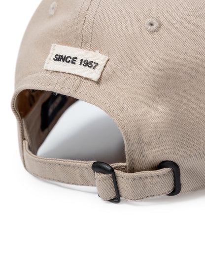 Unisex Cap 6 Panel Cotton Drill Structured Front Bilateral Embroidery-Print Graphics Contrast Visor Sandwich - Raw 63_031H004_CRU114303_4