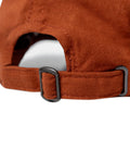 Unisex Cap 6 Panel Cotton Elastane Ripstop Structured Front Bilateral PVC Appliqué Raw Visor Bottom - Orange 63_031H007_NAR181350_4