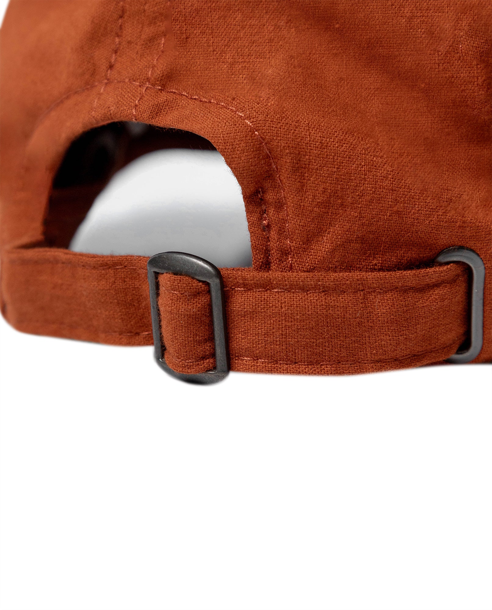 Unisex Cap 6 Panel Cotton Elastane Ripstop Structured Front Bilateral PVC Appliqué Raw Visor Bottom - Orange 63_031H007_NAR181350_4