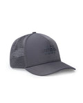 Unisex Cap 5 Panel Polyester Structured Front Rear Microperforated Ventilation High Density Print Tone Eyelets - Gray 63_031H008_GRI180000_0