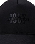 Unisex Cap 5 Panel Polyester Structured Front Rear Microperforated Ventilation High Density Print Tone Eyelets - Black 63_031H008_NEG194007_3