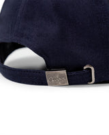 Unisex Cap 6 Panel Cotton Drill Corduroy Visor Structured Front Foam-Traditional Embroidery Combined Fabric Strap - Blue 63_031H009_AZU194052_4