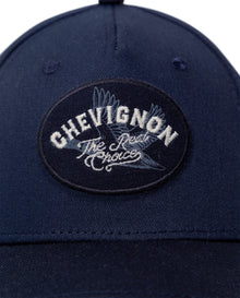 Unisex Cap 5 Panel Cotton Canvas Structured Front Printed Duck Embroidered Texts Combined Tone Eyelets - Blue 63_031H011_AZU194030_3