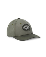 Unisex Cap 5 Panel Cotton Canvas Structured Front Printed Duck Embroidered Texts Combined Tone Eyelets - Green 63_031H011_VER170535_0