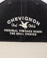 Unisex 6-Panel Cotton Baseball Cap, Chevignon - Black 032G009 - 2