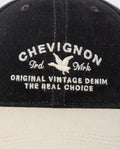Unisex 6-Panel Cotton Baseball Cap, Chevignon - Black 032G009 - 5