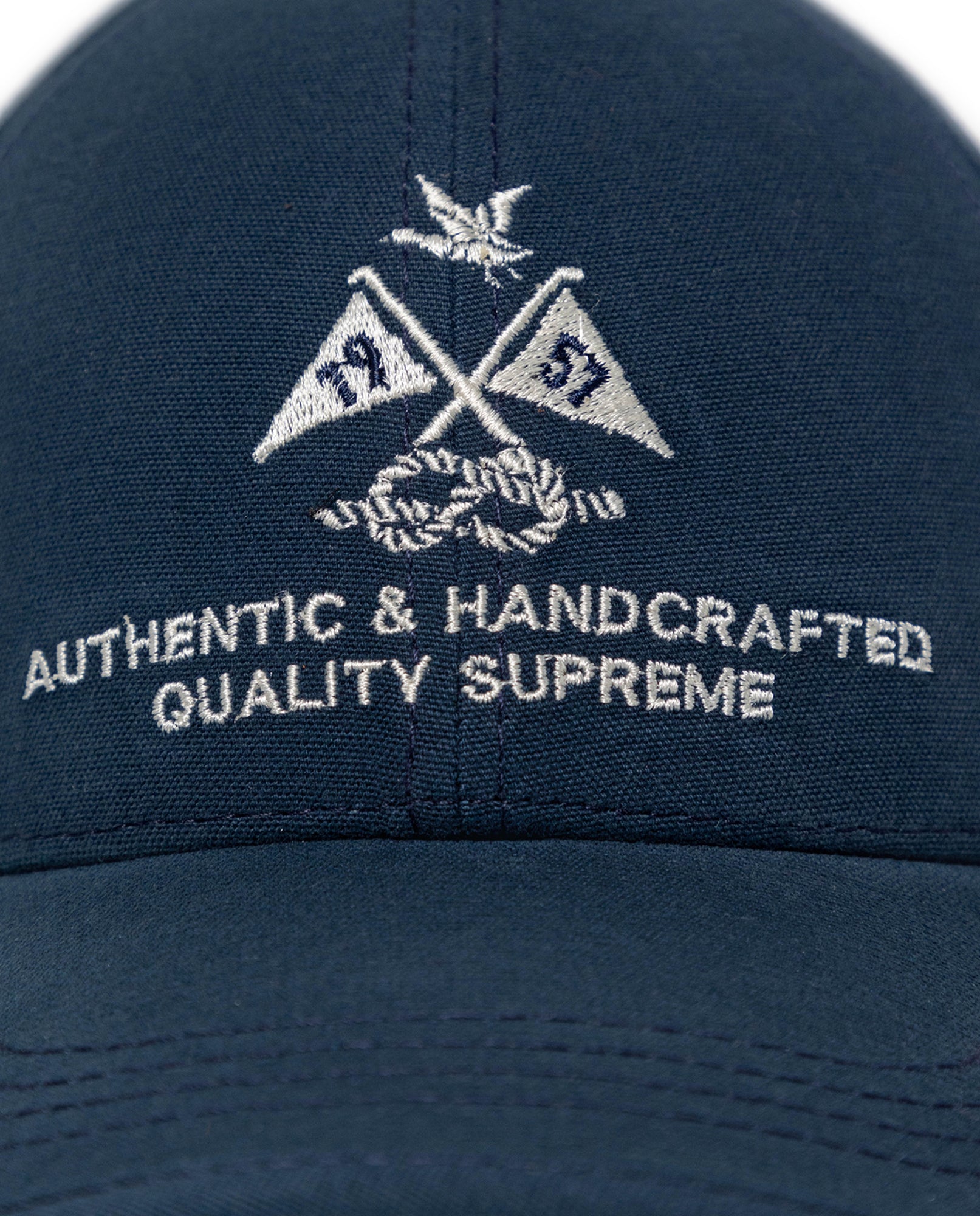 Unisex Nautical Embroidered 6-Panel Cotton Cap 039G002 - 2