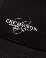 Unisex Leather Strap 6-Panel Cotton Cap - Black 039G008 - 2
