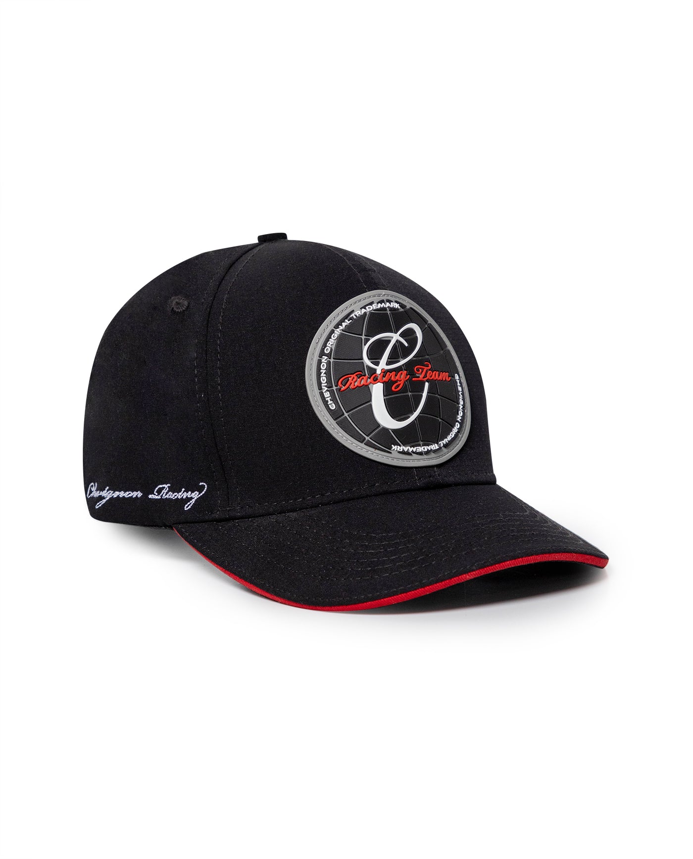 Unisex Racing Cap Ripstop PVC Appliqué Red Visor 039G903 - 1