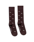 Mens Socks Mid Calf Cotton Elastane Dog Graphics Chevignon - Brown 63_051H002_CAF191325_0