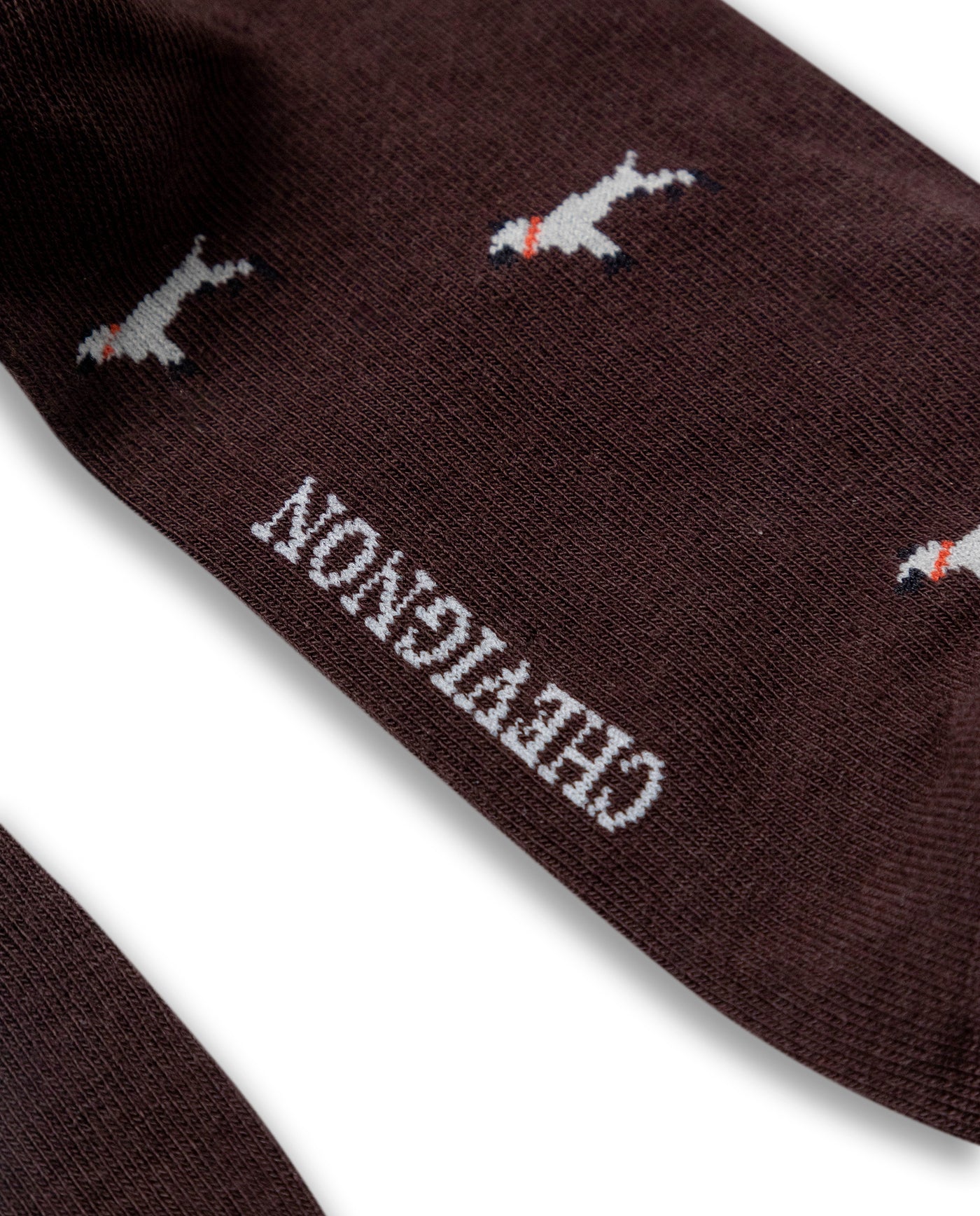Mens Socks Mid Calf Cotton Elastane Dog Graphics Chevignon - Brown 63_051H002_CAF191325_3