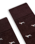 Mens Socks Mid Calf Cotton Elastane Dog Graphics Chevignon - Brown 63_051H002_CAF191325_4