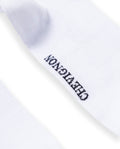 Mens Socks Mid Calf Cotton Elastane Ribbed Duck Logo Classic Versatile - White 63_051H006_BLA110601_3