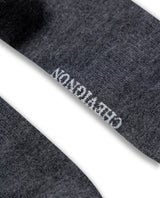 Mens Socks Mid Calf Cotton Elastane Ribbed Duck Logo Classic Versatile - Black 63_051H006_NEG194007_3