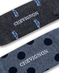 Mens Socks Two Pack Invisible Cotton Elastane No Show Chevignon - Various 63_051H010_SUR999997_4