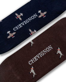 Mens Socks Two Pack Invisible Cotton Elastane No Show Chevignon - Various 63_051H010_SUR999998_3