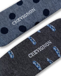 Mens Socks Two Pack Super Invisible Cotton Elastane Silicone Grip - Various 63_051H011_SUR999997_3