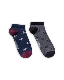 Mens Socks Two Pack Ankle Cotton Elastane Chevignon - Various 63_051H012_SUR999998_0