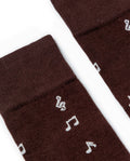 Men´s Print Crew Socks - Brown 63_052H001_CAF190915_3