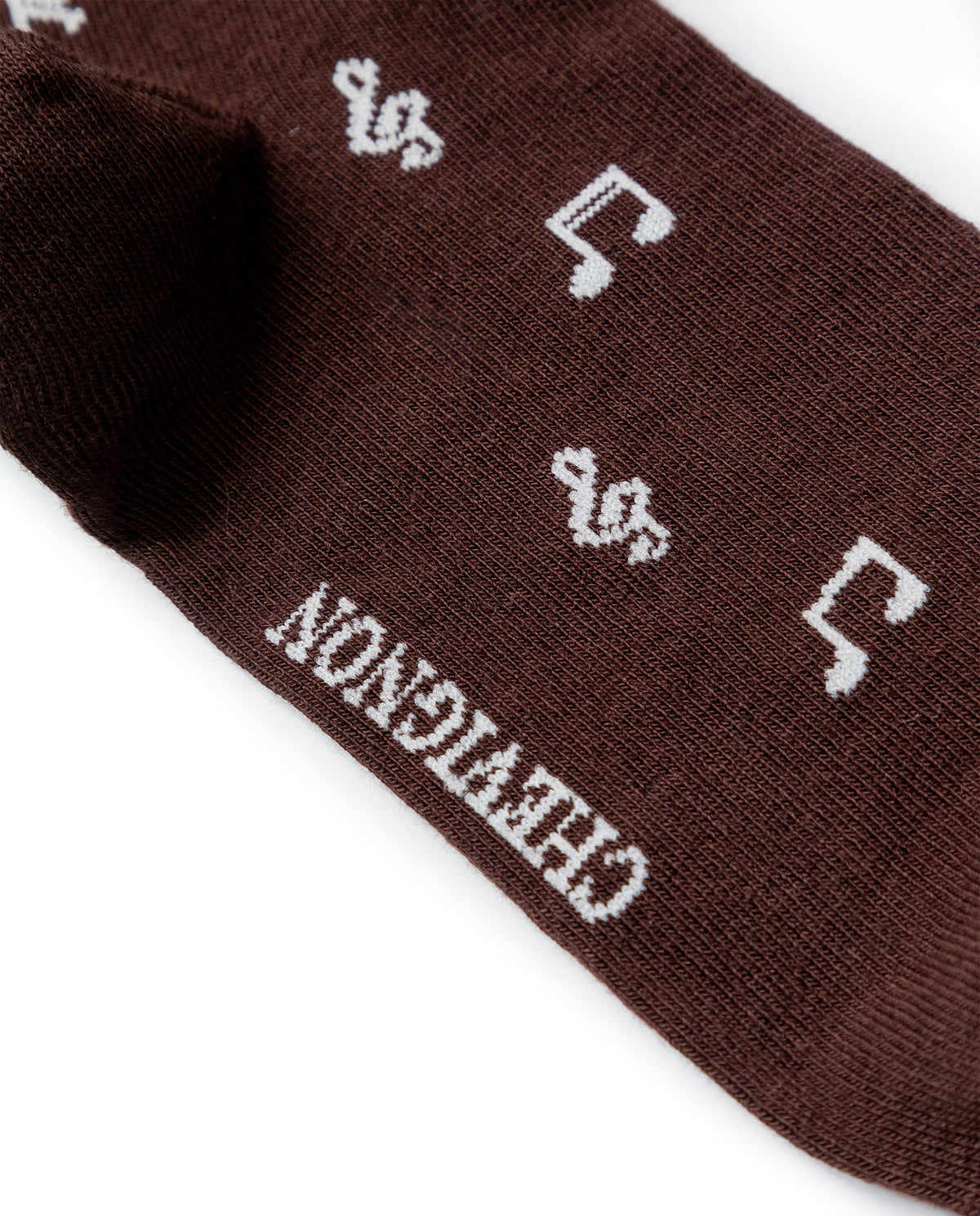 Men´s Print Crew Socks - Brown 63_052H001_CAF190915_5