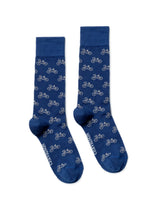 Men´s Print Crew Socks - Blue 63_052H005_AZU194030_0