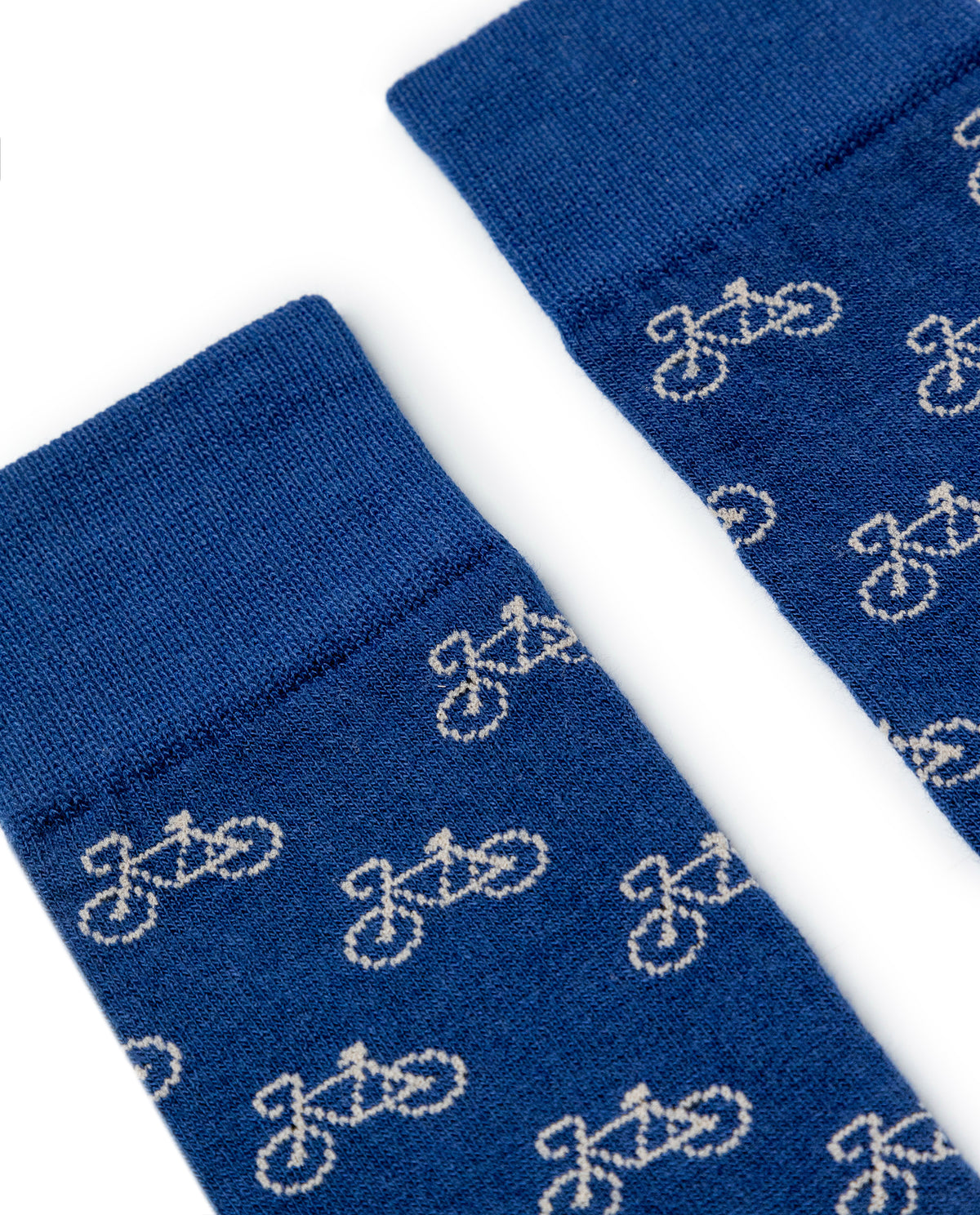 Men´s Print Crew Socks - Blue 63_052H005_AZU194030_3