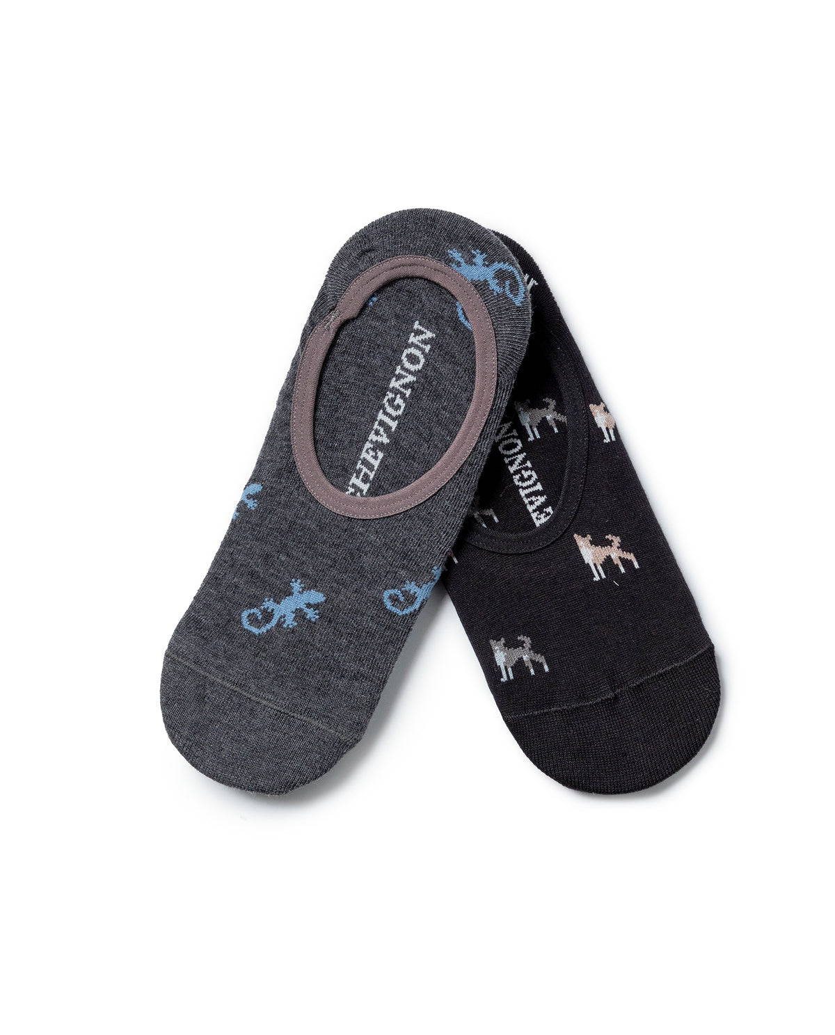 Two-Pack Invisible Socks for Men - Various 63_052H011_SUR999997_0